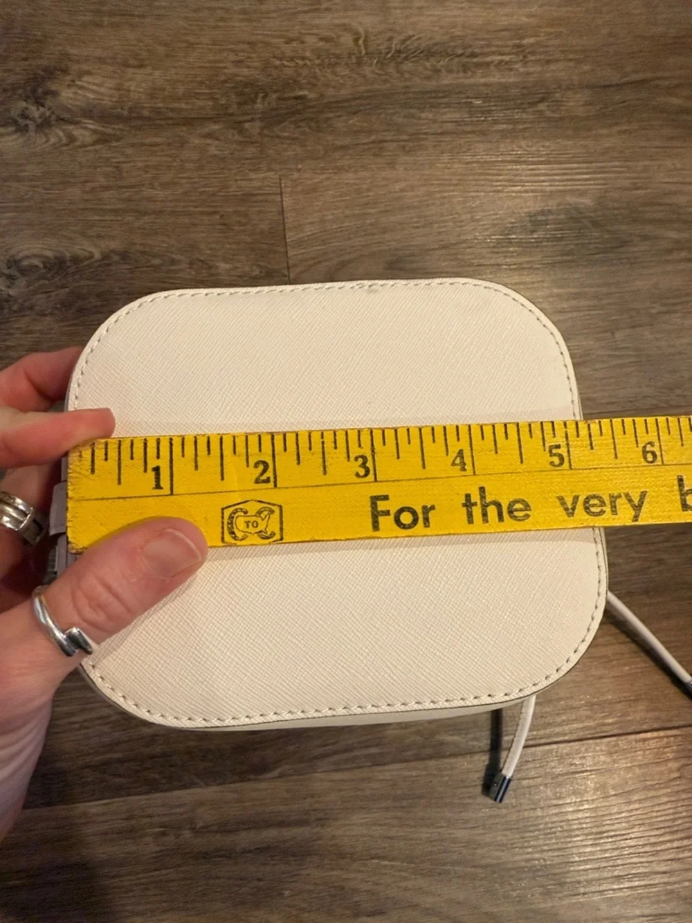 NWT Kate Spade Cameron Small Bucket Bag White 6734